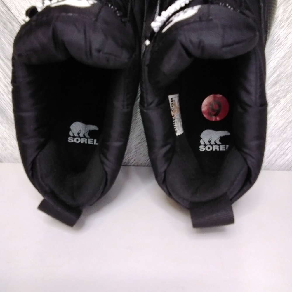 SOREL' Womens Out N About lll Puffy Zip Waterproof Insulated Boots Sz: US 6 Blk - Picture 9 of 12